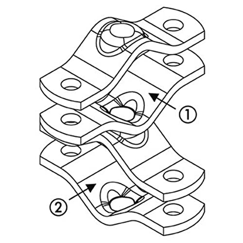 Universal-Querschelle 1/2" ... 3/4" - 1" ... 2", verzinkt von AVERDE