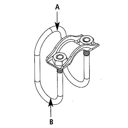 Kreuzbügel geschlossen, A 1/2" (21,3 mm) x B 1/2" (21,3 mm) von AVERDE