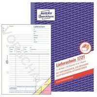 Lieferschein din A5 selbstdurchschreibend 3 x 40 Bl. Lieferschein din A5 selbstdurchschreibend 3 x 40 Bl. von AVERY ZWECKFORM