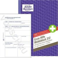Avery Zweckform - Verbandblock din A5 nicht selbstdurchschreibend 50 Bl. von AVERY ZWECKFORM