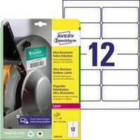 Avery Zweckform - Folienetikett 99,1 x 42,3 mm (b x h) weiß 120 Etik./Pack. von AVERY ZWECKFORM