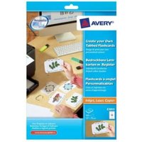 Lernkarten bedruckbar mit Tabs und Ring 100 Stück von AVERY ZWECKFORM