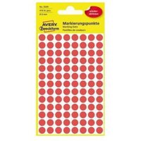 Markierungspunkt 8mm Papier rot 416 Etik./Pack. Markierungspunkt 8mm Papier rot 416 Etik./Pack. von AVERY ZWECKFORM