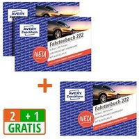 2 + 1 GRATIS: 2 AVERY Zweckform Fahrtenbuch, Pkw mit Kraftstoffverbrauch Formularbücher + GRATIS 1 St. von AVERY Zweckform
