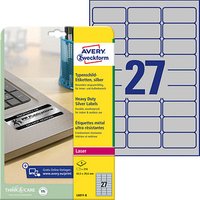 216 AVERY Zweckform Typenschildetiketten L6011-8 silber 63,5 x 29,6 mm 216 AVERY Zweckform Typenschildetiketten L6011-8 silber 63,5 x 29,6 mm von AVERY Zweckform