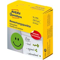 250 AVERY Zweckform Bewertungspunkte 3858 Gesicht von AVERY Zweckform