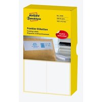 500 AVERY Zweckform Frankieretiketten 3440 weiß 163,0 x 43,0 mm von AVERY Zweckform