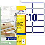 AVERY Zweckform Etikett J4722-25 Selbsthaftend DIN A4 Transparent 96 x 50,8 mm 10 Blatt à 25 Etiketten AVERY Zweckform Etikett J4722-25 Selbsthaftend DIN A4 Transparent 96 x 50,8 mm 10 Blatt à 25 Etiketten von AVERY Zweckform