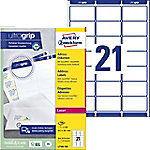 AVERY Zweckform UltraGrip Adressetiketten L7160-100 Selbsthaftend DIN A4 Weiß 63,5 x 38,1 mm 100 Blatt à 21 Etiketten AVERY Zweckform UltraGrip Adressetiketten L7160-100 Selbsthaftend DIN A4 Weiß 63,5 x 38,1 mm 100 Blatt à 21 Etiketten von AVERY Zweckform