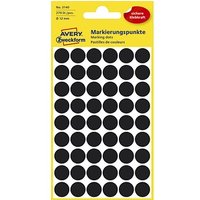 AVERY Zweckform Klebepunkte 3140 schwarz Ø 12,0 mm, 270 St. AVERY Zweckform Klebepunkte 3140 schwarz Ø 12,0 mm, 270 St. von AVERY Zweckform