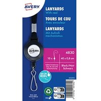 AVERY Zweckform Lanyards schwarz 10 St. AVERY Zweckform Lanyards schwarz 10 St. von AVERY Zweckform