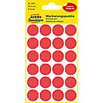 AVERY Zweckform 3004 Sticker Rot 4 Blatt à 24 Etiketten von AVERY Zweckform