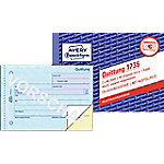 AVERY Zweckform Quittungsformulare 1735 DIN A6 quer Perforiert N/A 40 Blatt von AVERY Zweckform