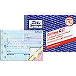 AVERY Zweckform Quittungsformulare 1737 DIN A6 quer Perforiert N/A 40 Blatt von AVERY Zweckform