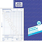 AVERY Zweckform Reisekostenabrechnung 741 DIN A4 Perforiert N/A 50 Blatt von AVERY Zweckform