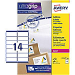 AVERY Zweckform L7163-100 Adressetiketten DIN A4 Weiß 99,1 x 38,1 mm 100 Blatt à 14 Etiketten von AVERY Zweckform