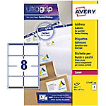 AVERY Zweckform UltraGrip Adressetiketten L7165-100 Selbsthaftend DIN A4 Weiß 99,1 x 67,7 mm 100 Blatt à 8 Etiketten von AVERY Zweckform