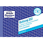 AVERY Zweckform Quittungsblock 333 Weiß Liniert Perforiert DIN A6 quer 14,8 x 10,5 cm 80 g/m² von AVERY Zweckform