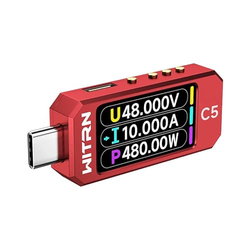 USB-Leistungsmesser PD 3.1 Typ-C-Tester Digitalmultimeter Stromtester Spannungsprüfer DC 48V 6A PD 2.0/3.0 3.1QC 2.0/3.0/4.0 pps Trigger USB-Leistungsmesser PD 3.1 Typ-C-Tester Digitalmultimeter Stromtester Spannungsprüfer DC 48V 6A PD 2.0/3.0 3.1QC 2.0/3.0/4.0 pps Trigger von AVHzY