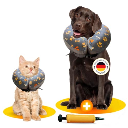 AVIDA ZEN Halskrause Hund & Katze, Hundekragen Leckschutz, Halskragen weich nach OP, Schutzkragen Verschiedene Größen, Kragen für Hunde und Katzen (S) von AVIDA ZEN