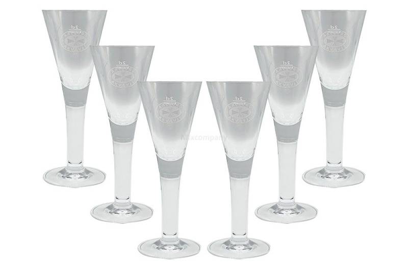 AVIT Gläser-Set Aalborg Akvavit Gläser / 6er Set Stilglas neu Edition 2cl geeicht von AVIT