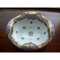Antike Schale Von Imperial Crown China Wien Österreich Handbemalte von AVIVB