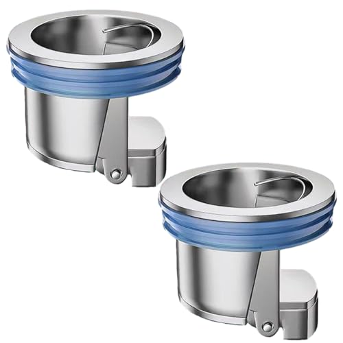 2pcs Alle Kupferboden Drain Kerngeruchsvorbeugung Kerne Geradereihe Geruch Vorbeugung Selbstversiegelung Alle Metall Insektenproof Toilettenküche Badezimmer Abwasserkanal Stopper von AVKGCZ