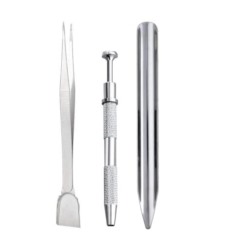 3 Stücke Edelstahl Pinzetten Perlen Picker Set Für Schmuckherstellung Und Reparatur Praktischer Edelsteine ​​Grabber Werkzeug Grabber Pinzetten von AVKGCZ