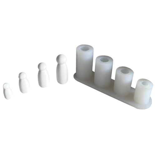 4pcs/Set Portrait Doll Silikonform Harz Guss Form Form Desktop Orament Duft Kerzenformen Für Kerzenherstellung Werkzeug Feine Detailform Schimmel von AVKGCZ