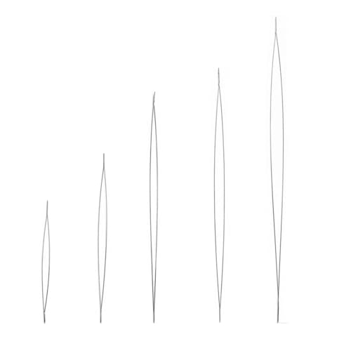 5 Teilige Perlennadel Set Edelstahl Perlen Pins Big Eye Perlen Nadelschmuck Schmuck Werkzeug Für Anfänger Schmuckhandwerkzeuge von AVKGCZ