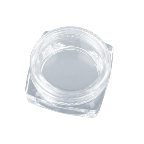AVKGCZ 1/10pcs 3G Clear Jar Cosmetic Cream Box Kleine Leere Probenbehälter Töpfe Nägelkunst Aufbewahrung Transparent Kisten Plastikbox von AVKGCZ