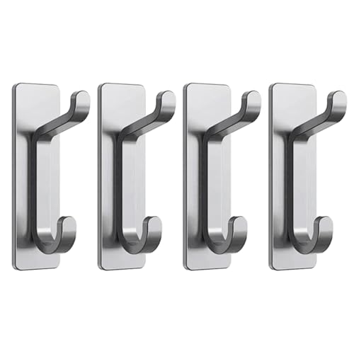 AVKGCZ 4pcs Edelstahl Wandhaken Nahtloser Kraft Selbstkleber Kleiderbügel Kleider Hüte Tasten Wandbügel Starke Edelstahlhaken Für Küche AVKGCZ 4pcs Edelstahl Wandhaken Nahtloser Kraft Selbstkleber Kleiderbügel Kleider Hüte Tasten Wandbügel Starke Edelstahlhaken Für Küche von AVKGCZ
