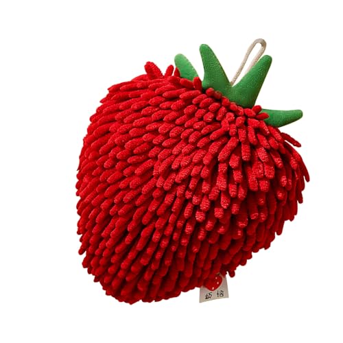 AVKGCZ Banane/Erdbeerformküche Und Badezimmer Handtuch Weiche Und Schnell Trocknende Dekorative Obst Thematische Waschlappen Hängende Handtuch von AVKGCZ