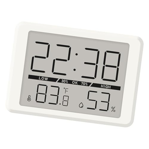 AVKGCZ Batteriebetriebener Digitaler Wecker Mit Integrierter Temperatur Und Luftfeuchtigkeit Überwachung LCD Bildschirm Magnetisch Schlafzimmer Wecker AVKGCZ Batteriebetriebener Digitaler Wecker Mit Integrierter Temperatur Und Luftfeuchtigkeit Überwachung LCD Bildschirm Magnetisch Schlafzimmer Wecker von AVKGCZ