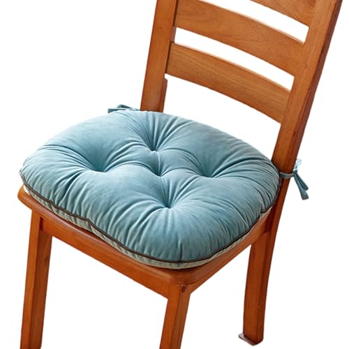 AVKGCZ Bequemer Stuhlkissen Plüsch Sitzpad Mit Sicherer Krawatte Für Winterwärme Und Komfort 42 X 40 cm Sichern Fit Pad Matten Sitzplatz von AVKGCZ
