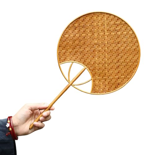 AVKGCZ Chinesische Stile Handgefertigt Gewebte Bambuslüfter Tragbare Kühlpaddel Für Home Wall Decore Und Traditionelle Feierkühlungslüfter von AVKGCZ