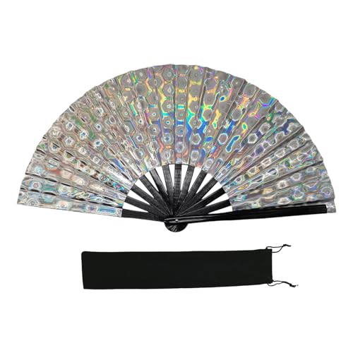 AVKGCZ Helles Reflektierende Farbenfrohe Faltbare Handheld Fan Line Tanzhand Für Partybühnenaufführungen Und Kulturellen Austausch Reflektierende Faltung AVKGCZ Helles Reflektierende Farbenfrohe Faltbare Handheld Fan Line Tanzhand Für Partybühnenaufführungen Und Kulturellen Austausch Reflektierende Faltung von AVKGCZ