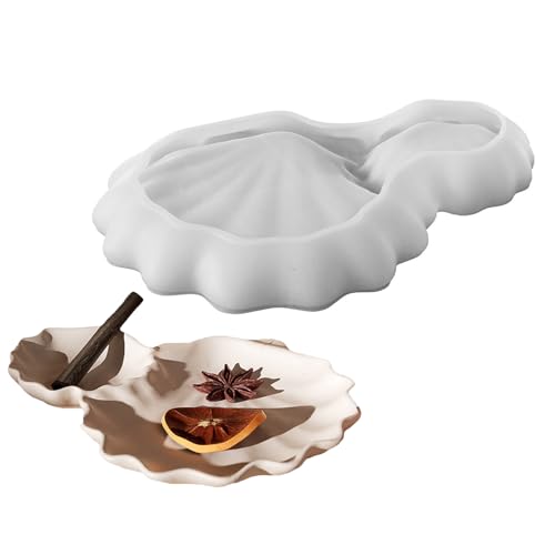 AVKGCZ Kreatives Muschelform Für Harzpflaster Kreative Silikonschalenform Schmucktablett Kunst Und Bastelversorgung Schmuck Tablett AVKGCZ Kreatives Muschelform Für Harzpflaster Kreative Silikonschalenform Schmucktablett Kunst Und Bastelversorgung Schmuck Tablett von AVKGCZ