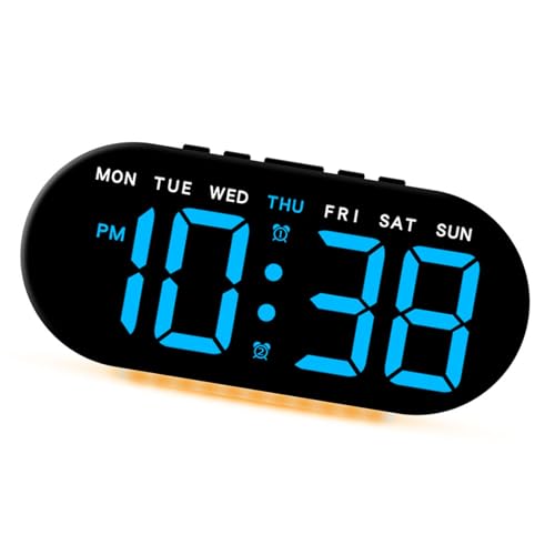 AVKGCZ LED Wecker Verstellbarer Helligkeit Desk Colck Dimmbare Nachtuhr Für Ältere Menschen Und Senioren Für Schlafzimmer Modernes Design AVKGCZ LED Wecker Verstellbarer Helligkeit Desk Colck Dimmbare Nachtuhr Für Ältere Menschen Und Senioren Für Schlafzimmer Modernes Design von AVKGCZ