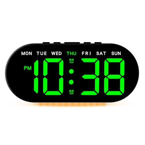 AVKGCZ LED Wecker Verstellbarer Helligkeit Desk Colck Dimmbare Nachtuhr Für Ältere Menschen Und Senioren Für Schlafzimmer Modernes Design AVKGCZ LED Wecker Verstellbarer Helligkeit Desk Colck Dimmbare Nachtuhr Für Ältere Menschen Und Senioren Für Schlafzimmer Modernes Design von AVKGCZ