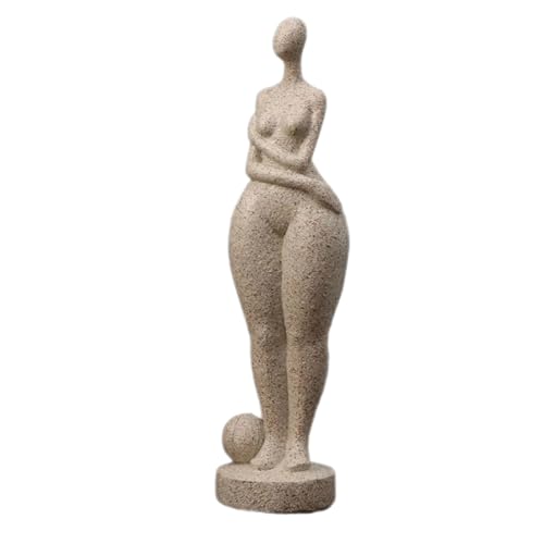 AVKGCZ Moderne Abstrakte Kunstfette Frau Figur Sandsteinharze Lady Skulptur Für Und Büro Dekore Sammlerschmuckharze Sandstein Lady Statue Statue von AVKGCZ