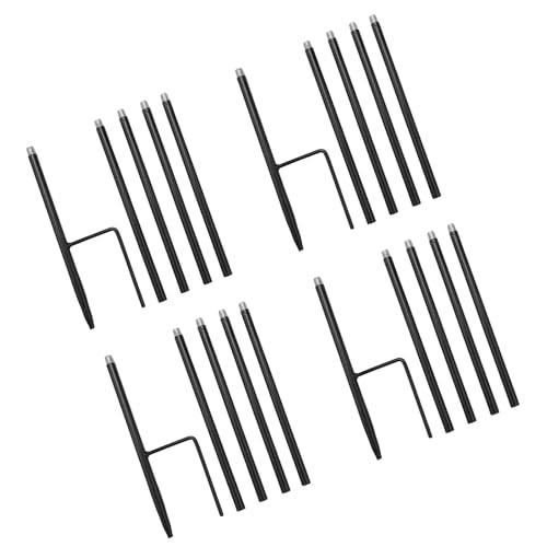 AVKGCZ Rostproof Hohe Metallgarten Haken Stationen Für Outdoor Pflanzenständer Hängende Halterung Stütze Bird Feeder Stangen Vogelfutterstangen Schwarz von AVKGCZ