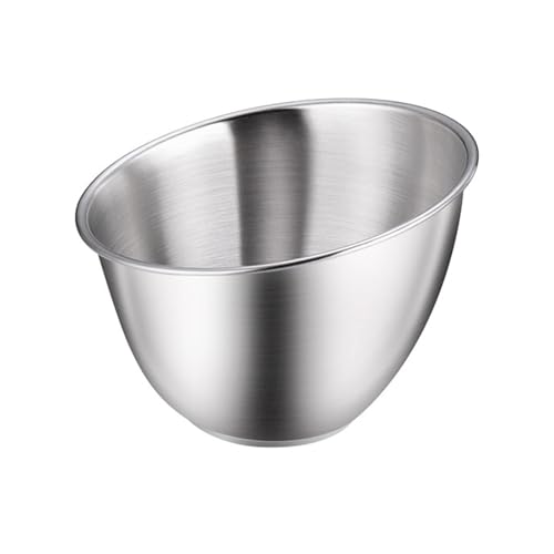 AVKGCZ Schräger Salat Serviert Schüssel Koreanische Inhaber Für Restaurants Verwenden Sie Große Kapazität Edelstahlgeschirrgeschirr Home Cooking Utensilien von AVKGCZ