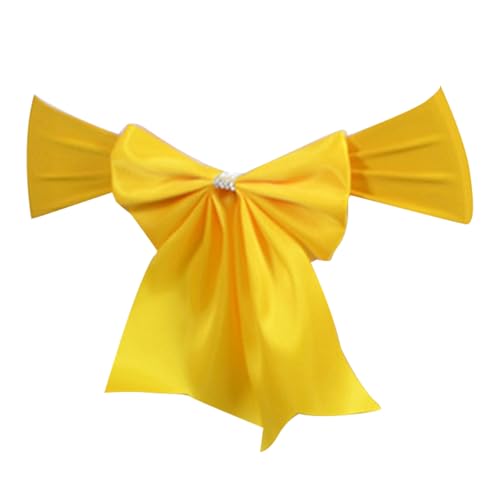 AVKGCZ Stuhl Back Sash Mit Bows Designs Stuhl Bows Sash Stretch Band Für Hochzeiten Geburtstage Firmenveranstaltung Partys Dekoration Hochzeit von AVKGCZ