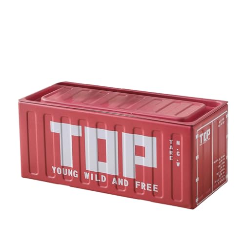 AVKGCZ Trendy Metal Storage Box Container Platz Sparen Home Decor Accessoire Multipurpose Tin Storage Box AVKGCZ Trendy Metal Storage Box Container Platz Sparen Home Decor Accessoire Multipurpose Tin Storage Box von AVKGCZ