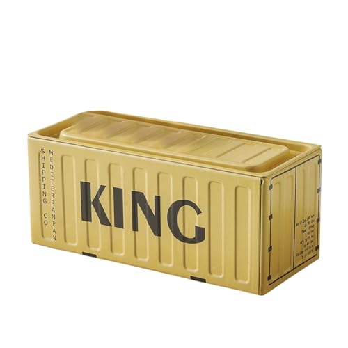 AVKGCZ Trendy Metal Storage Box Container Platz Sparen Home Decor Accessoire Multipurpose Tin Storage Box AVKGCZ Trendy Metal Storage Box Container Platz Sparen Home Decor Accessoire Multipurpose Tin Storage Box von AVKGCZ