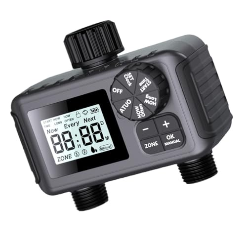 Automatischer Bewässerungscontroller Autowässerung Timer Mit 2 Zone Für Balkongärten Und Kleine Outdoor Farms Sprinkler Timer von AVKGCZ