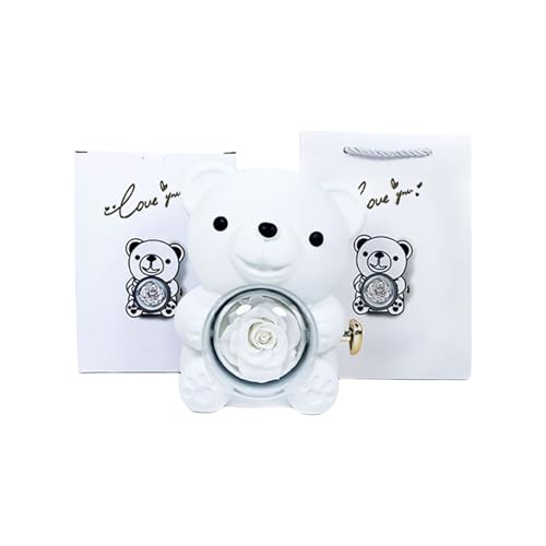 Eternals Rose Und Bärende Designs Präsentieren Box Dekorative Nachtverzierungen Für Valentinstag Hochzeit Andere Veranstaltung Erhaltene Rose Und Bärenbox von AVKGCZ