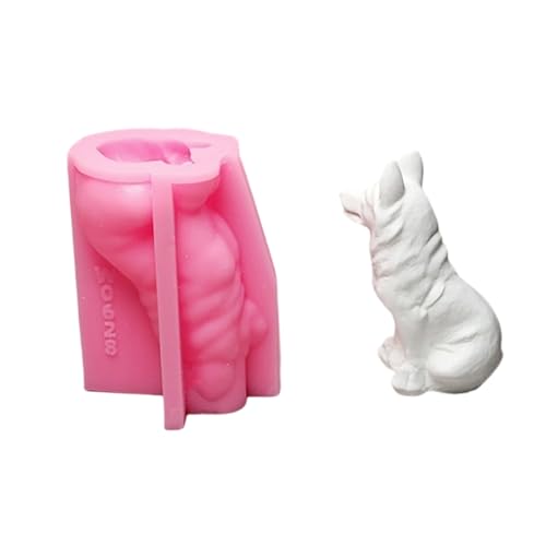 Hund Figur Silikonform Epoxidharzformen Für Kerzenfondant Silikon Für Schokoladenkuchen Backhundfigur von AVKGCZ
