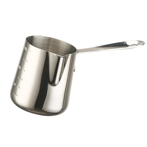 Kaffeemilch Schaumkrug Töpfe Kaffeemilchbecher Mit Langen Aus Edelstahltöpfen Für Home Restaurant Office Frothing Pitcher Krugs von AVKGCZ